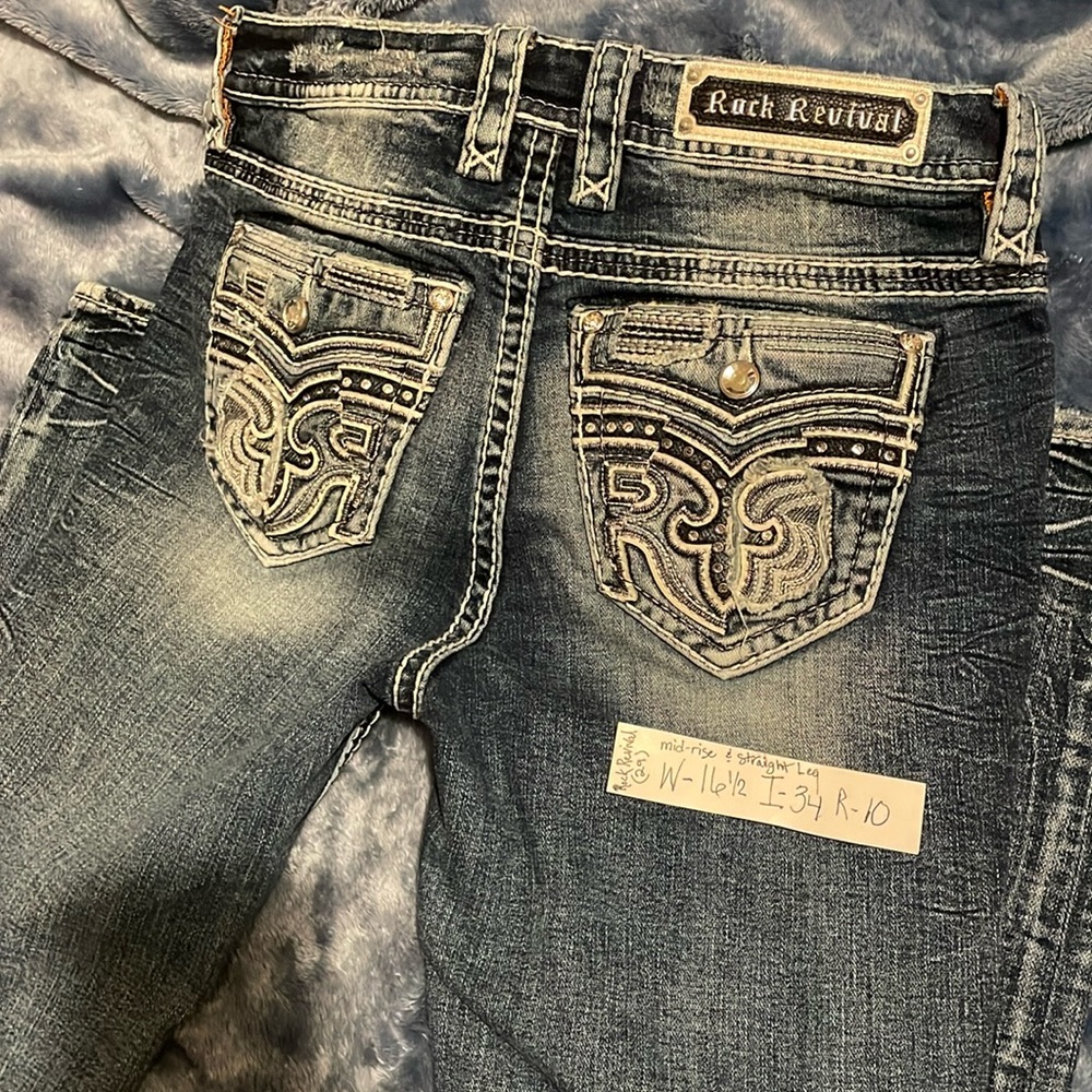 SOLD❣️Rock Revival Jeans”Ferry”(to MM)